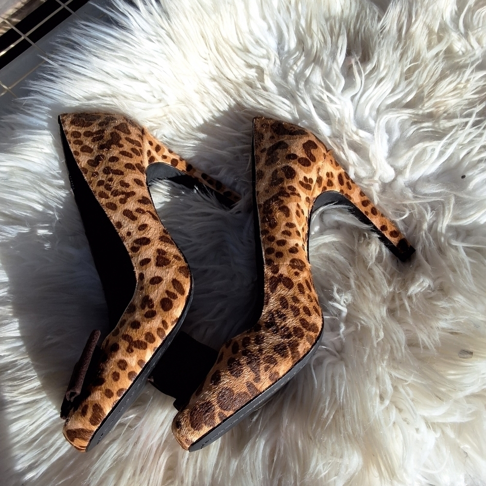 Elizabeth & James Cheetah print Pumps 9.5 - Picture 7 of 12